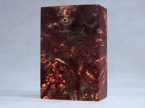 Stabilized Maple Burl Wood Mod Block